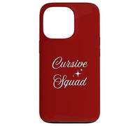 Cursive Squad Handwriting Teacher Writing Club Collective Case for iPhone 13 Pro