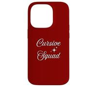 Cursive Squad Handwriting Teacher Writing Club Collective Case for iPhone 14 Pro