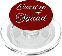 Cursive Squad Handwriting Teacher Writing Club Collective PopSockets PopGrip for MagSafe