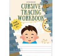 Cursive Tracing Workbook: A Fun Handwriting Practice Book for Kids Ages 3+, with Letters and Words in Cursive