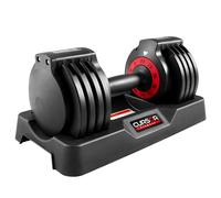 CURSOR FITNESS Adjustable Dumbbells, 5-IN-1 Dumbbell, 25LB Home Weight Strength Training, Single 25LB