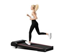 CURSOR FITNESS Treadmill with 9% Incline, Under Desk Walking Pad, 2.5HP Portable Walking Running Machine Slim Compact Motorized Electric Treadmill with Remote Control for Home Office, 136kg Capacity