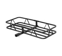 CURT 18145 48 x 20-Inch Basket Hitch Cargo Carrier, 500 lbs Capacity, Black Steel, 1-1/4, 2-In Adapter Shank