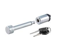 CURT 23501 Trailer Hitch Lock, 1/2-Inch Pin Diameter, Fits 1-1/4-Inch Receiver