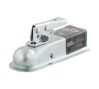 CURT 25128 Straight Tongue Trailer Coupler for 2-Inch Channel, 1-7/8-In Hitch Ball, 2,000 lbs