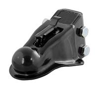 CURT 25330 Channel-Mount Adjustable Trailer Coupler, 2-5/16-Inch Hitch Ball, 14,000 lbs, Black