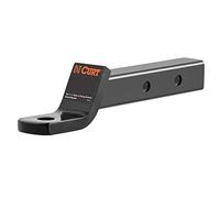 CURT 45220 Dual Length Trailer Hitch Ball Mount, 7-1/2-Inch or 10-1/2-Inch Length, Fits 2-Inch Receiver, 7,500 lbs, 1-Inch Hole, 2-In Drop, 3/4-Inch Rise