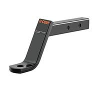 CURT 45240 Dual Length Trailer Hitch Ball Mount, 9-1/4-Inch or 12-1/4-Inch Length, Fits 2-Inch Receiver, 7,500 lbs, 1-Inch Hole, 6-Inch Drop