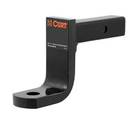 CURT 45336 Class 4 Trailer Hitch Ball Mount, Fits 2-Inch Receiver, 10,000 lbs, 1-1/4-Inch Hole, 6-Inch Drop, 4-3/4-Inch Rise