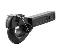 CURT 48004 Pintle Hook Hitch for 2-Inch Receiver, 20,000 lbs, Fits 2-1/2-Inch Lunette Ring