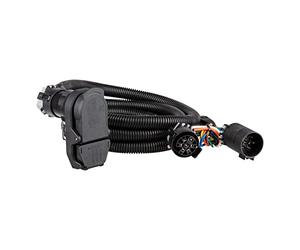 CURT 56003 7-Foot Vehicle-Side Truck Bed 4-Pin, 7-Pin Trailer Wiring Harness Extension, Select Chevrolet, Dodge, Ford, GMC, Nissan, Ram, Toyota
