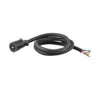 CURT 56601 Replacement 7-Pin RV Blade Trailer Wiring Harness Plug, 6-Foot Blunt-Cut Wires