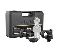 CURT 60639 OEM Puck System Gooseneck Hitch Kit for Chevrolet, Ford, GMC, Nissan Trucks, 38,000 lbs. GTW, 2-5/16-Inch Ball, Pucks Required
