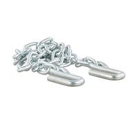 CURT 80011 48-Inch Trailer Safety Chain with 3/8-In S-Hooks, 2,000 lbs Break Strength