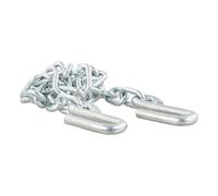 CURT 80031 48-Inch Trailer Safety Chain with 7/16-In S-Hooks, 5,000 lbs Break Strength