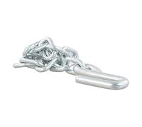 CURT 80040 27-Inch Trailer Safety Chain with 7/16-In S-Hooks, 5,000 lbs Break Strength