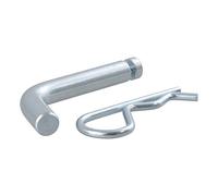 CURT BKDK 21404 Trailer Hitch Pin & Clip with Grooved Head, 1/2-Inch Diameter, Fits 1-1/4-Inch Receiver, Clear ZINC