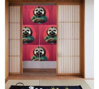 Curtain 2 Pieces Spliced 34x56in HYTTER Sloth My Spirit Animal Printed for Most Doors, Perfect for Hanging Between Rooms, on Walls