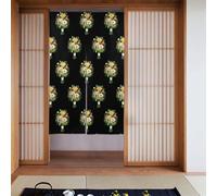 Curtain 2 Pieces Spliced 34x56in YYHHAOFA Beautiful Animal Bouquet Picture for Most Doors, Perfect for Hanging Between Rooms, on Walls