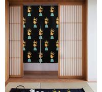 Curtain 2 Pieces Spliced 34x56in YYHHAOFA Beautiful Girl Wearing a Crown Picture for Most Doors, Perfect for Hanging Between Rooms, on Walls