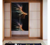 Curtain 2 Pieces Spliced 34x56in YYHHAOFA Flashing Wings Picture for Most Doors, Perfect for Hanging Between Rooms, on Walls