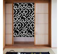 Curtain 2 Pieces Spliced 34x56in YYHHAOFA The Personality of The Note Picture for Most Doors, Perfect for Hanging Between Rooms, on Walls