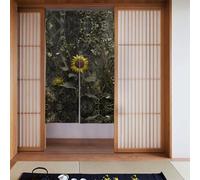 Curtain 2 Pieces Spliced 34x56in YYHWHJDE Sunflowers On Mountainside Pattern for Most Doors, Perfect for Hanging Between Rooms, on Walls