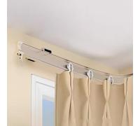 Curtain Divider for Room Separation - 1 To10m Length Flexible Bendable Curved Set - Heavy Duty Curtain Rail Track System(Wall Mount,4.1m/13.5ft)