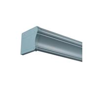 Curtain Double Tracks and Curtain Pelmet, Wall Mount Window Curtain Box Customize Length, Home/Hotel Curtain Pelmet Window Cassette Box(Blue,100cm/3.3ft)