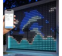 Curtain Fairy Lights 2m x 2m, 400LED Smart Light Curtain 13 Modes & DIY Waterproof Indoor Outdoor Window Fairy Lights Plug in with App & Remote Control for Bedroom Wall Gazebo Party Christmas Wedding