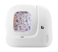 Curtain for Self Cleaning Cat Litter Box,Reduces Cat Litter Bounce, Stops Odors from The Litter Box Self Cleaning (Brown)