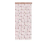 Curtain - Heart Garland, Rose Gold, 100 x 245 cm