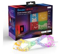 Curtain Lights RGBIC Multicolor 400 LEDs 520 Teardrop Plastic Beads 2x1.5m Smart