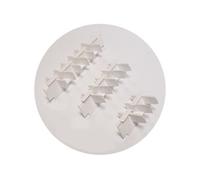 Curtain Pole Rail Track Pvc Double Joiner - 2 Pcs White - Accessories For Curtain Rail Track