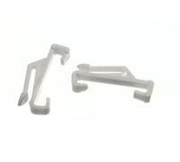 CURTAIN RAIL TRACK GLIDE GLIDER HOOKS TO FIT HARRISON SUPER WHITE ( pack 12 )