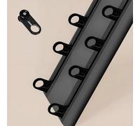 Curtain Rail Track System for Ceiling Mount, Double Track Curtain Rod Set for Room Dividers & Windows, Silent Operation, Robust Design, Adjustable 100-420 cm
