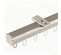 Curtain Rail, Wall Ceiling Mounted Curtain Track, Design For Effortless Gliding, Easy To Install, For Bay Window, Room Divider, Shower(Champagne,5.6FT/170CM)