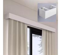 Curtain Rail Wall Mount Curtain Pelmet Box without Tracks, Extra Long Decor Window Cornice Panel Cover, Curtain Pelmet Panel for Covering Curtain Track(450cm(14.8ft))