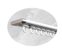 curtain rails and fittings Ultra-Thin Curtain Track, Aluminium Ceiling Track For Curtains, Sliding Curtain Rail For Window Room Divider, Bedroom/Window/Hotel(White,220cm(2 * 110cm))