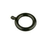 Curtain Rings Black Plastic (Internal Diameter 37mm) (4 Pcs)