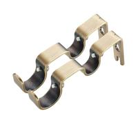 Curtain Rod Bracket - Iron, Pole Brackets, Long-lasting Rod Holders, Curtain Rail For Wall Drapery, Home, Kitchen, Office, Bed Room, Living Room