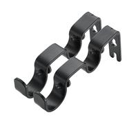 Curtain Rod Bracket - Iron, Pole Brackets, Long-lasting Rod Holders, Curtain Rail For Wall Drapery, Home, Kitchen, Office, Bed Room, Living Room