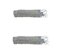 Curtain Rope Tiebacks Curtain Tieback Holdback Curtain Tie Back Clips Holder Window Decorative Holdbacks,2 Pairs (blue)