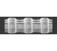 Curtain tape Wave, Transparent, Width 10 cm, price per 1 m, Ratio: 1:2, 15.100.200.3, we cut any length in m as required