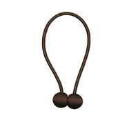Curtain Tie Backs 2 Pc Pearl Magnetic Ball Curtain Tie Rope Backs Holdbacks Buckle Clips Accessory Rods Accessoires Hook Holder Home Decorations Tie Backs For Curtains(DarkCoffee)