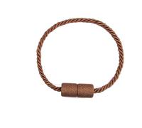 Curtain Tie Backs 2Pc Columnar Curtain Rope Tiebacks Magnetic Hanging Ball Curtains Holdbacks Buckle Clasp Curtain Holder Clip Tie Backs For Curtains(Brown)