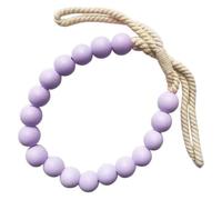 Curtain Tie backs，Curtain Tiebacks，Curtain Ties 4pc Fashion Bandage Wooden Curtain Holders Tieback Clips Beads Buckle Holdback Straps Home Drape Curtain Decorative Accessorie(Purple)