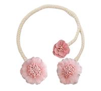 Curtain Tie Backs, Net Curtain Hooks, Artificial Bough Flower Twist Curtains Tie Backs Holdbacks Clips, Flower Curtains Buckle, Flexible No-Punch Curtains Holders For Living Room Bedroom
