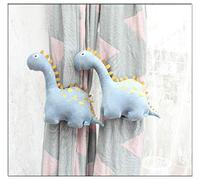 Curtain Tiebacks ， Curtain Holdbacks ，Curtain Buckle Curtain Tie Back Children'S Room Curtain Straps A Pair Of Cute Dinosaur Curtain Straps Curtain Buckles-Red Dinosaurs (2 Pack)(Gray Dinosaurs (2 Pac
