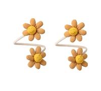 Curtain Tiebacks Flower Window Bind Clips Decorative Curtains Holdbacks Drapery Holdbacks Home Office Decors Tiebacks